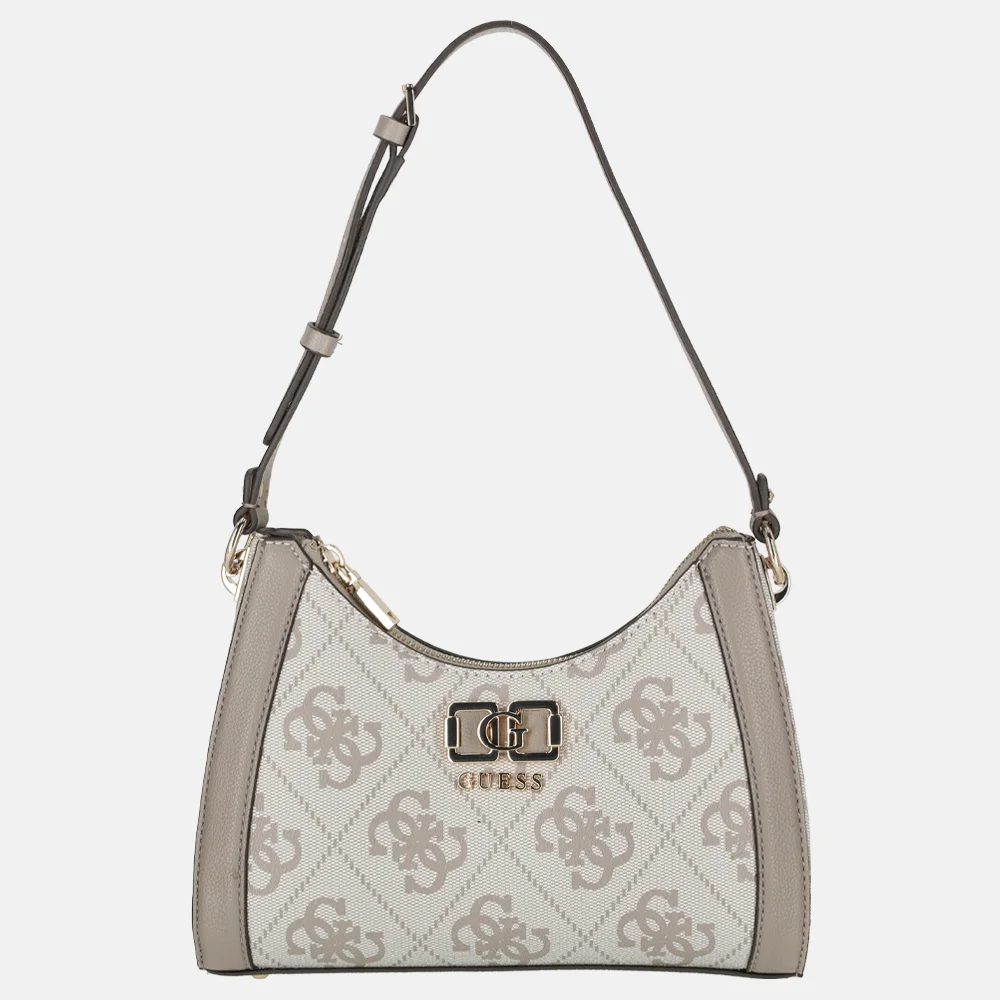 Guess Karnilla schoudertas dark taupe logo